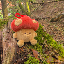 Load image into Gallery viewer, Mushroom Plushies - Plushie Bag Charm Keychain