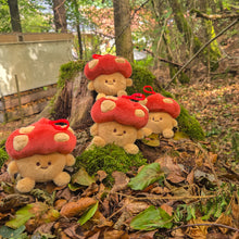 Load image into Gallery viewer, Mushroom Plushies - Plushie Bag Charm Keychain