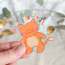 Load image into Gallery viewer, Absolute Mood Sticker Collection - Clear Stickers