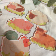 Load image into Gallery viewer, Coasters but they are Farm Animals!