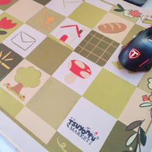 Load image into Gallery viewer, Green and Cozy - Desk Mat (Mousemat or Playmat)