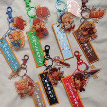Load image into Gallery viewer, Dungeon Meshi Tag Keychains (various)