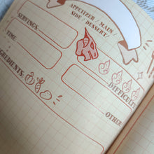 Load image into Gallery viewer, Recipe Journal - Dunmeshi Inspired - A5 sized