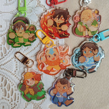 Load image into Gallery viewer, Avatar - Tiny ATLA gradient Keychains