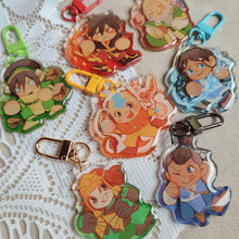 Load image into Gallery viewer, Avatar - Tiny ATLA gradient Keychains