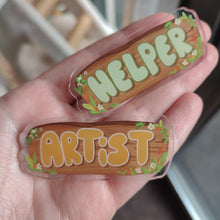 Load image into Gallery viewer, Convention Artist / Helper - Acrylic Pins