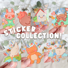 Load image into Gallery viewer, Absolute Mood Sticker Collection - Clear Stickers