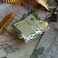 Load image into Gallery viewer, A Cup of Tea - Gold Plated Pin