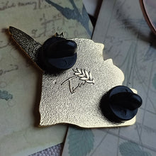 Load image into Gallery viewer, Letter and Ink - Gold Plated Enamel Pin