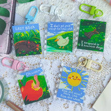Load image into Gallery viewer, Wow, Mood. - Acrylic Stamp Charms