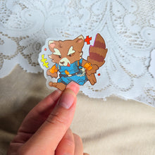 Load image into Gallery viewer, Rocket Raccoon - Matte Clear Sticker
