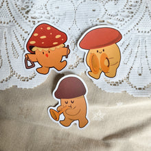 Load image into Gallery viewer, Mushroom Band - Matte Clear Stickers
