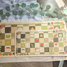 Load image into Gallery viewer, Green and Cozy - Desk Mat (Mousemat or Playmat)
