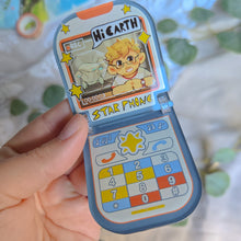 Load image into Gallery viewer, PHM - Hello Earth! Statement - Acrylic Flip Phone Charm
