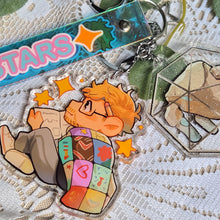 Load image into Gallery viewer, PHM - Grace Rocky Save Stars - Lanyard Keychain
