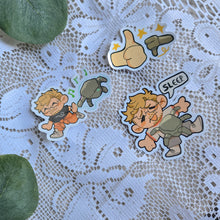 Load image into Gallery viewer, PHM Glossy Vinyl Stickers - Project Hail Mary
