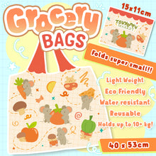 Load image into Gallery viewer, Grocery Mice -  Eco Foldable Grocery Bag
