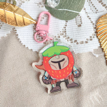 Load image into Gallery viewer, Clan of three Strawberries - Keychains LIMITED EDITION
