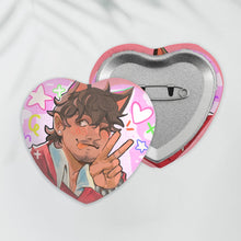 Load image into Gallery viewer, [PRINT ON DEMAND]  The Hood Heart Shape Plush Badge

