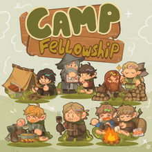 Load image into Gallery viewer, [PRE-ORDER] -  LOTR Camp Standees Clear Acrylic
