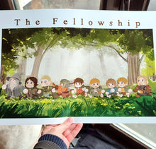 Load image into Gallery viewer, The Fellowship Print (various sizes) - Lord of the Rings
