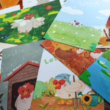 Load image into Gallery viewer, Chicken &amp; Friends Postcard Set
