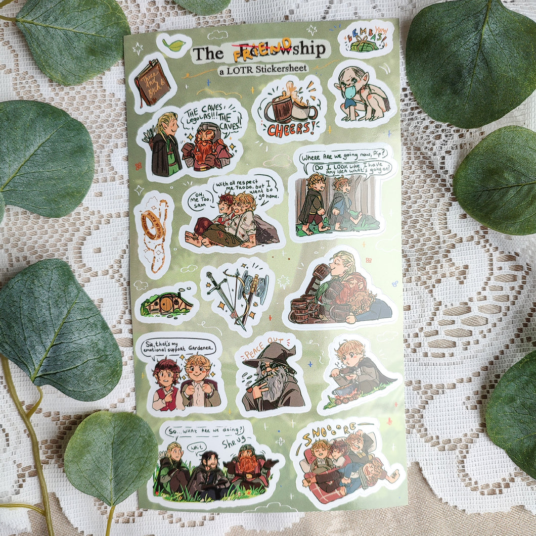 LOTR Stickersheet - Kiss Cut Lord of the Rings