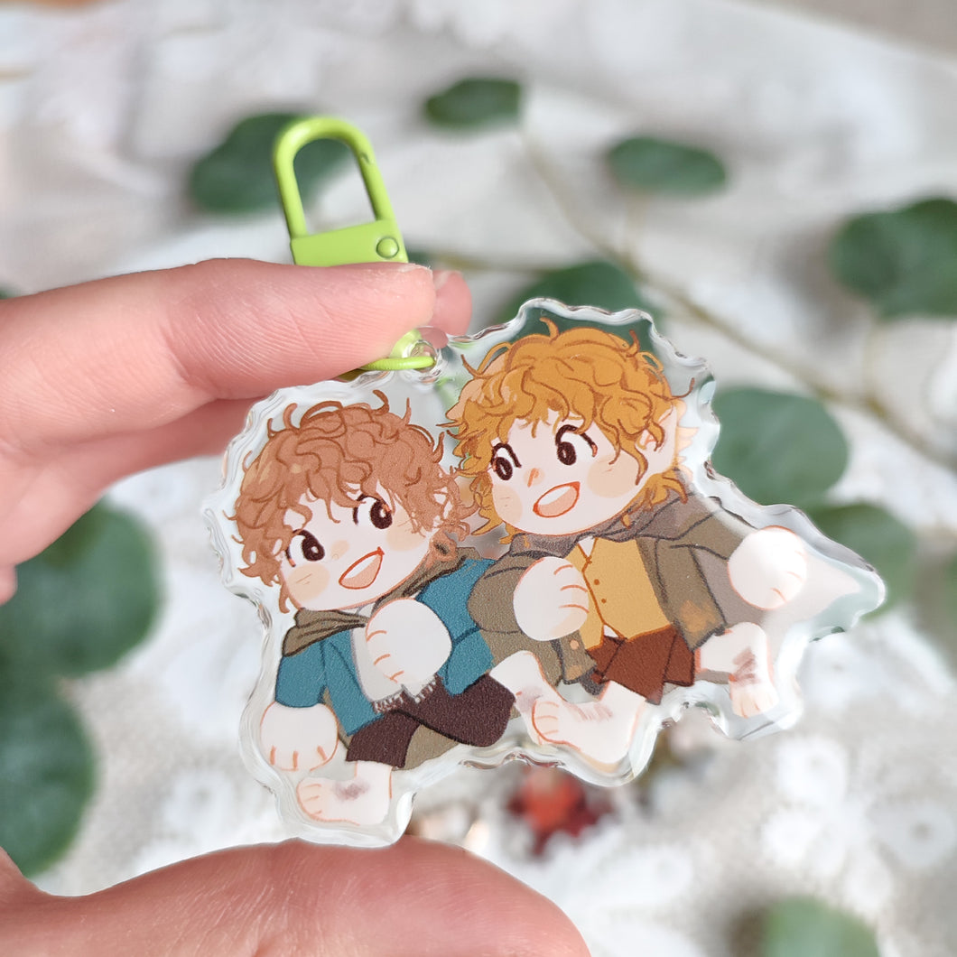 Merry & Pippin - Lord of the Rings Acrylic Keychain