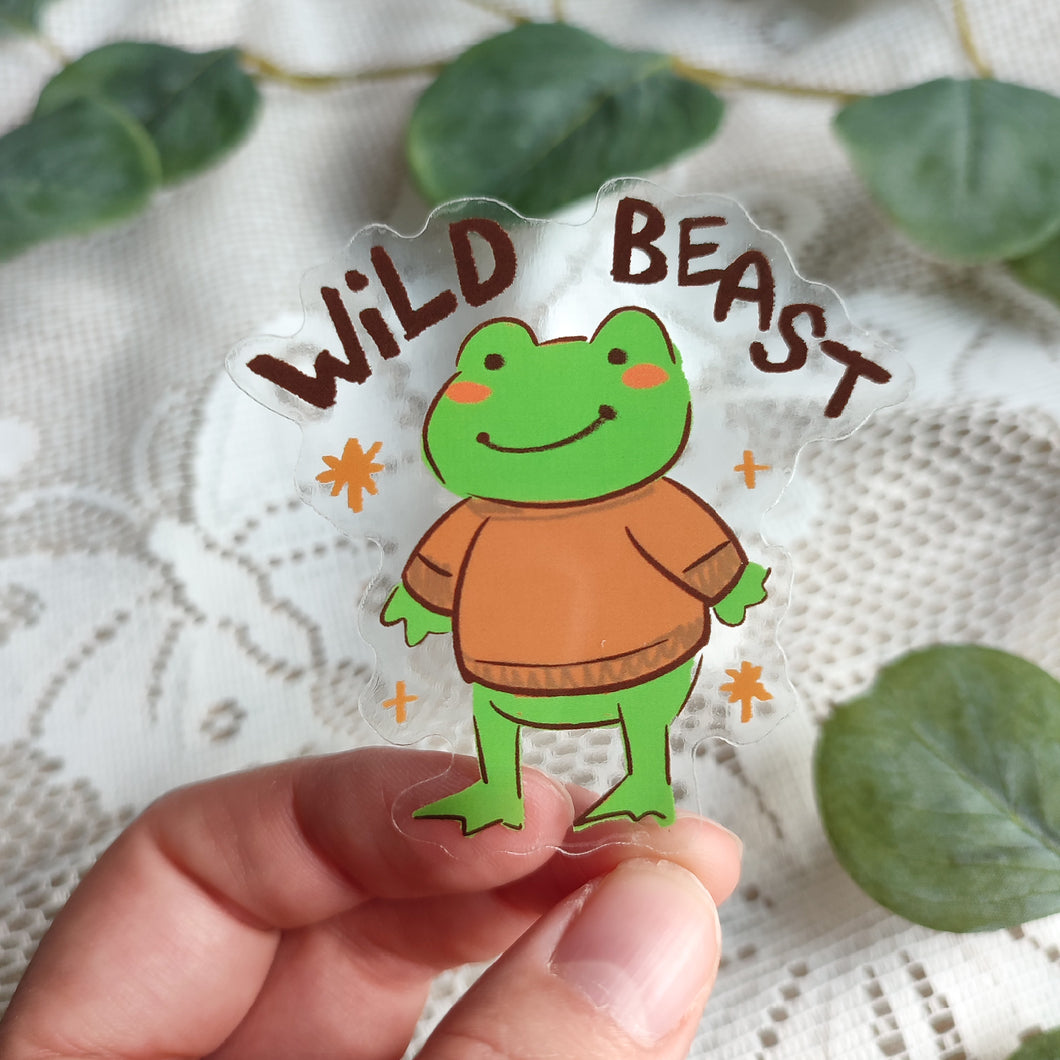 Wild Beast - Clear Sticker