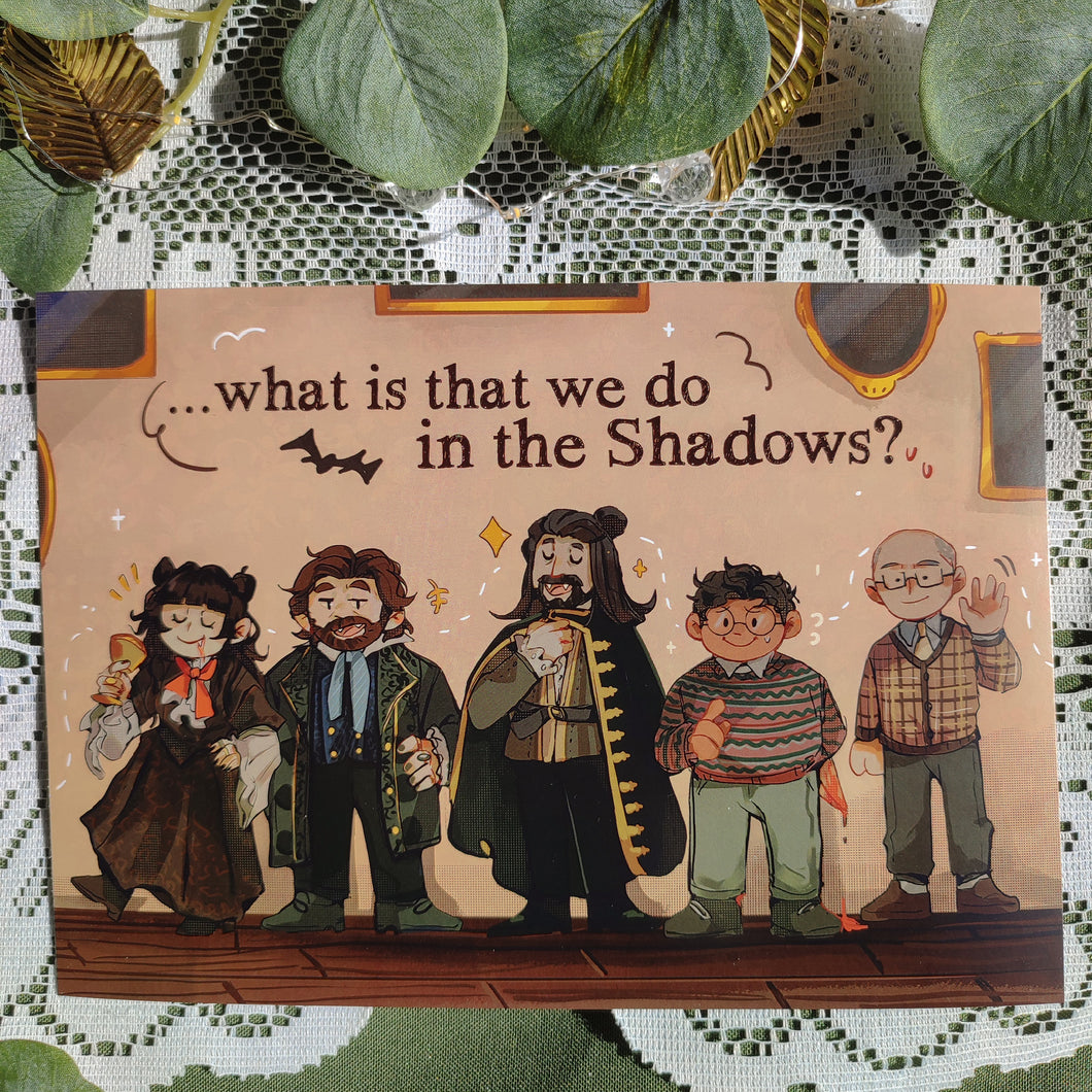 WWDITS  - What we do in the Shadows - A5 Print