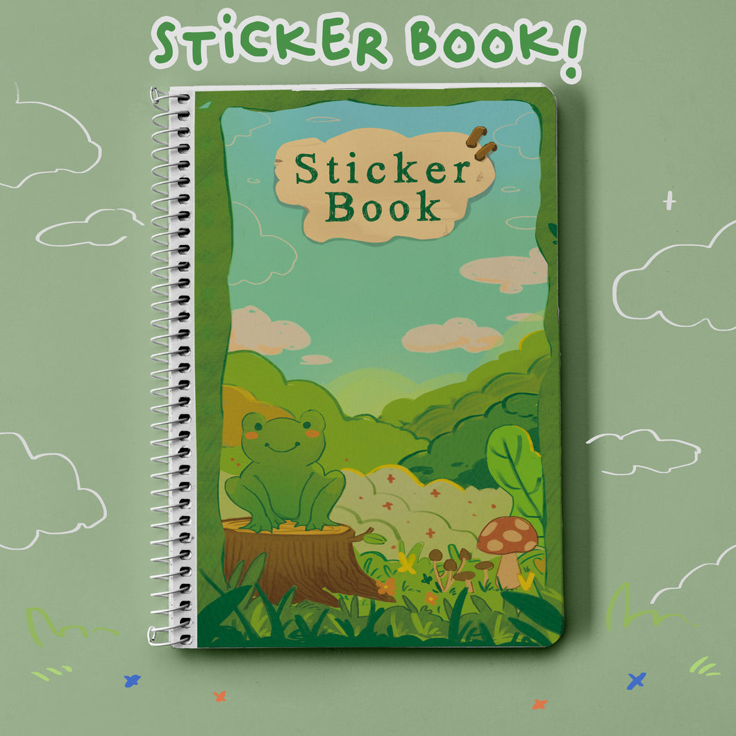 !PRE-ORDER! Sticker Book - Frog Design