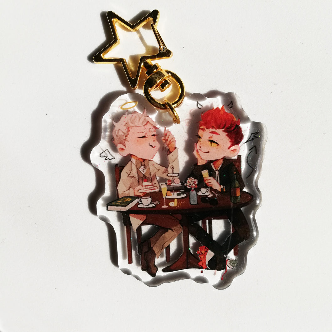 Good Omens - To the World Charm