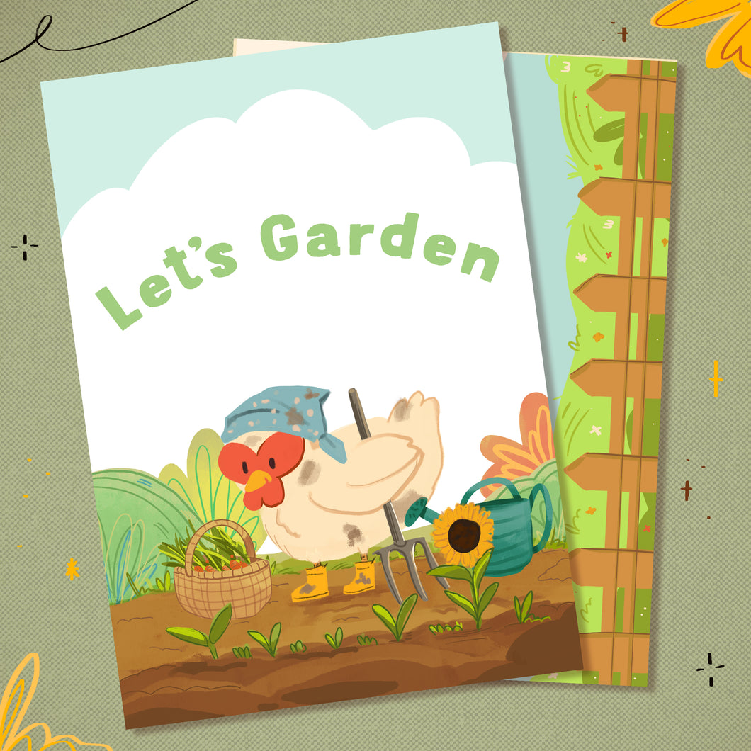 Let's Garden! - Postcard
