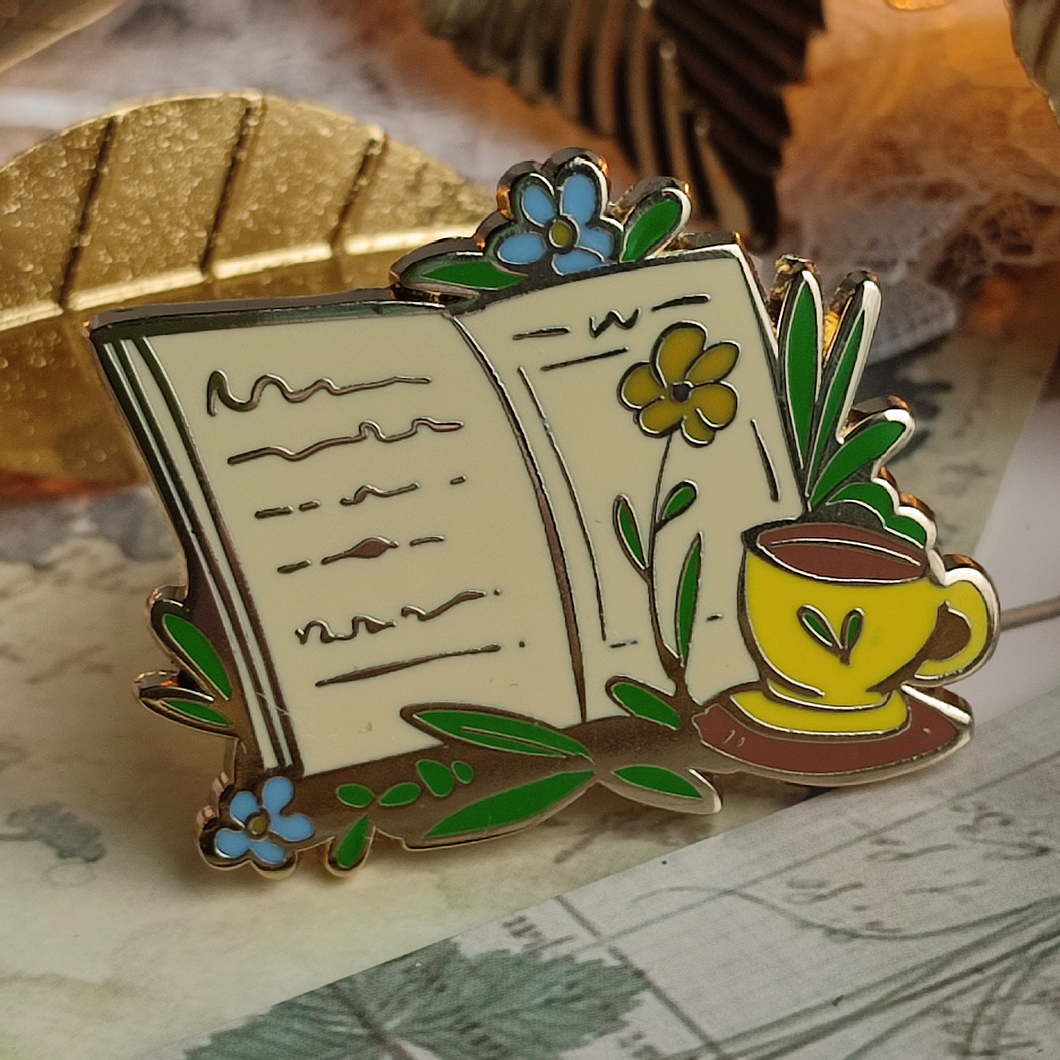 A Cup of Tea - Gold Plated Pin
