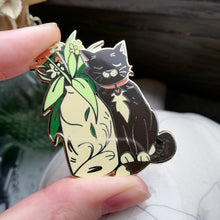 Load image into Gallery viewer, Cottage Core Cat Pin
